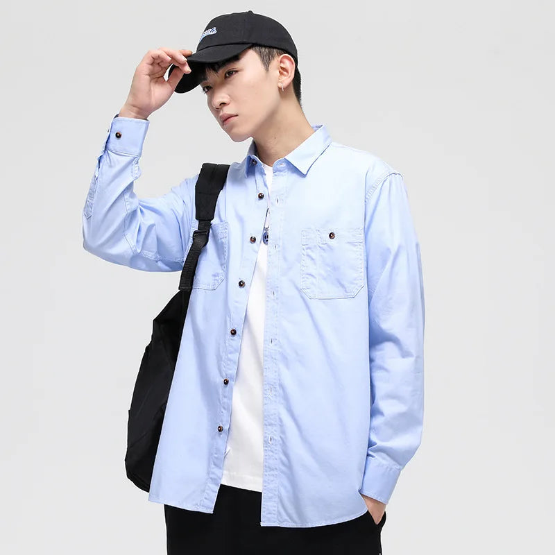 Mens Plaid Cotton Casual Dress Shirts Long Sleeve Button Down