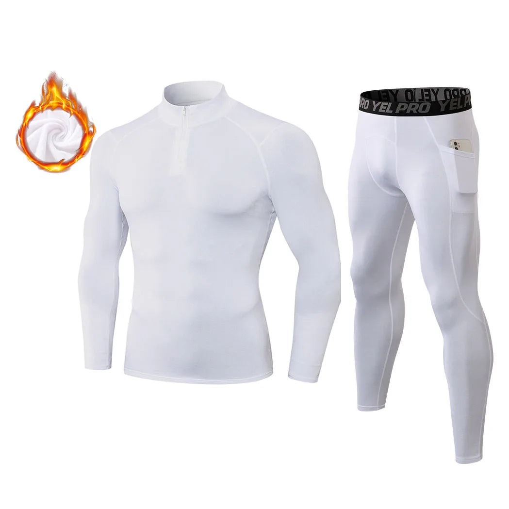 Fanceey Fleece Thermo Underwear Winter Thermal Men Long Johns