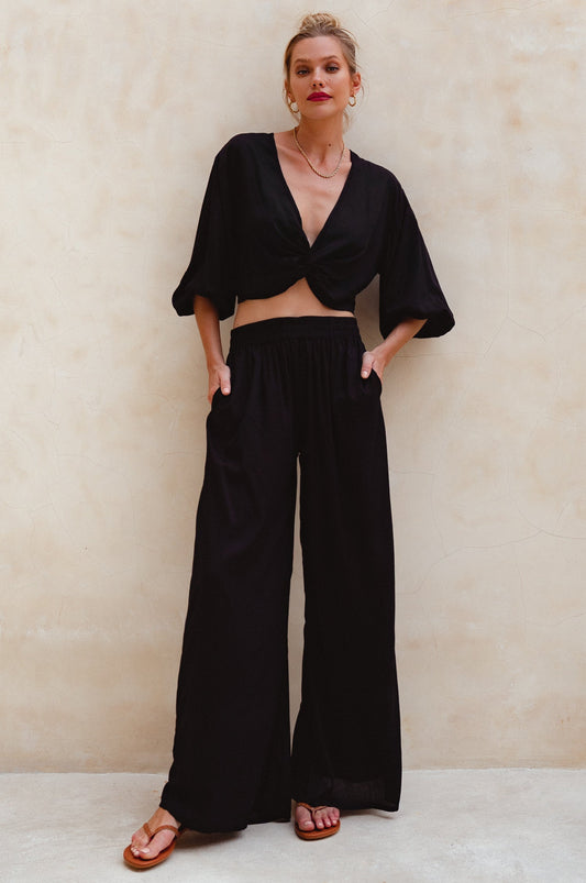 Fatima Wide Leg Pants (Sale)-0
