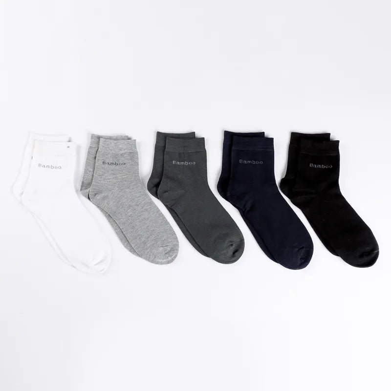 10 Pairs / Lot Bamboo Fiber Socks Men Casual Business
