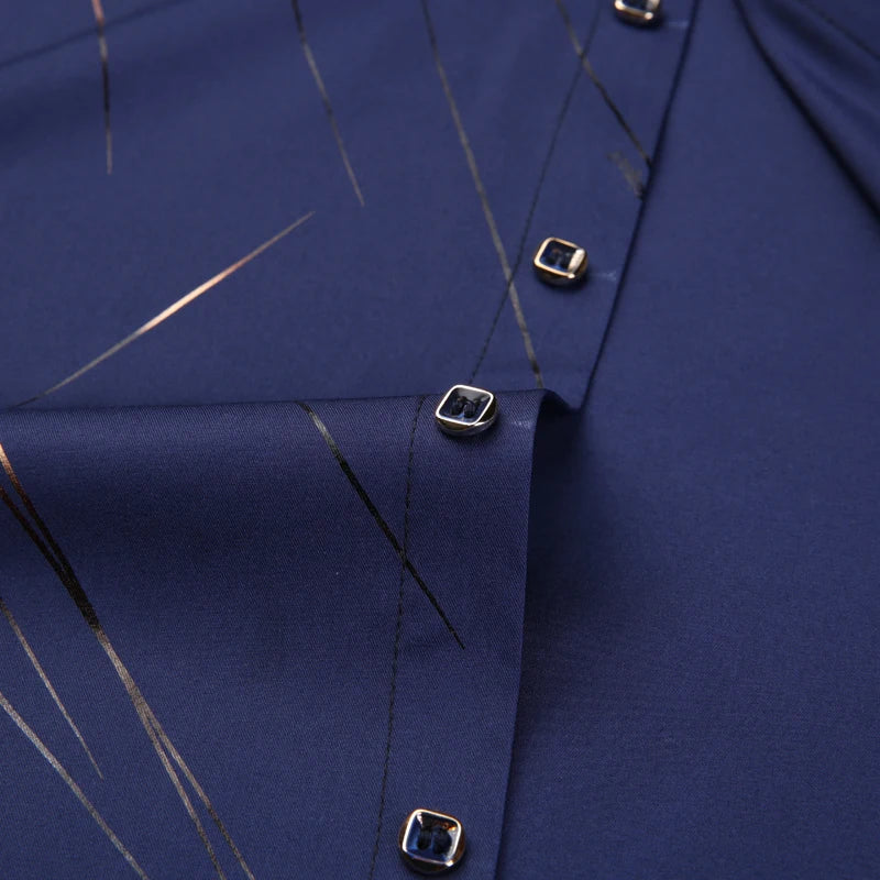 Casual Slim Fit Long Sleeve Men Shirt