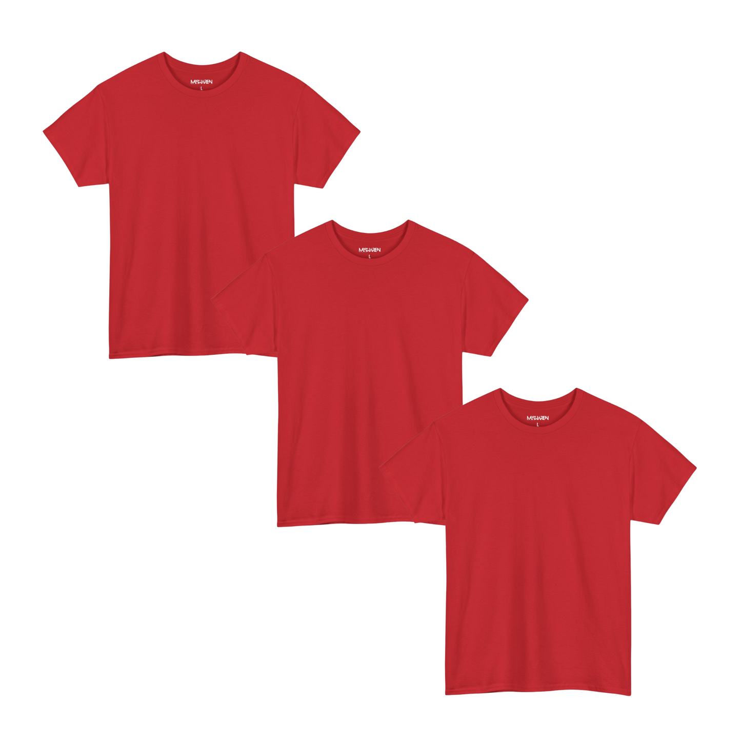 100% Pure Cotton T-Shirt (3-Pack) – Unisex Classic Crew Neck Tee for Men & Women | Breathable, Soft & Comfortable | Casual, Activewear & Daily Wear