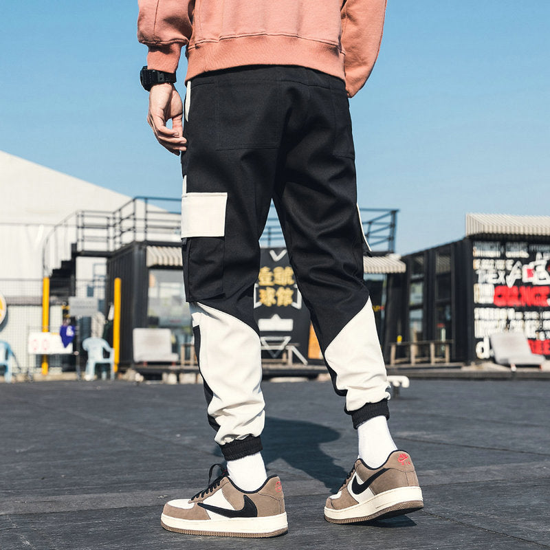 Streetwear Pockets Men's Jogger Pants Hip Hop Sweatpants Joggers Trousers Tactical Mens Pants Cargo Harem Pants Men-4